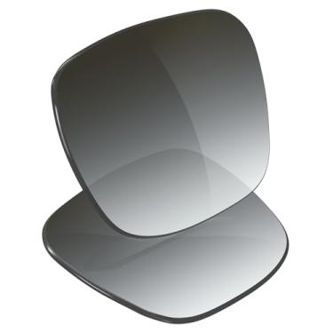 Imagem de Galvanic Lentes de reposição para óculos de sol Oakley Badman OO6020 | Badman Asian Fit OO6035 - Cinza gradiente não polarizado