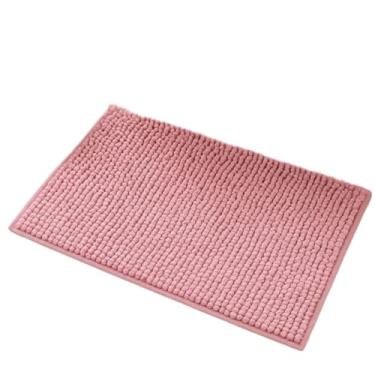Imagem de Kit Tapete Banheiro 40x60 Antiderrapante Bolinha Microfibra Macarrão Luxo Absorvente Para Banheiro e Lavabo Ideal para Família(2,Rose)