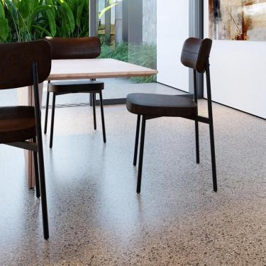 Imagem de Conjunto 6 Cadeiras de Jantar Revest Sintetico Alloa Est. Preta