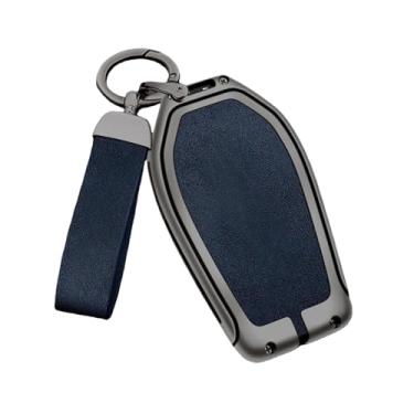 Imagem de Compatível Com Bmw Série 5 Caso Chave 3 6 X3 X5 X1 X2 X6 Escudo Protetor Compatível Com Lâmina De Faca Capa Carro Fábrica(C gun Blue set)