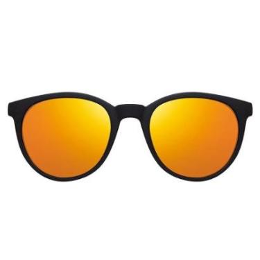 Imagem de Clip On Para Armação Hb Switch 0253  Lente Vermelha Espelhada Polarizada-Unissex