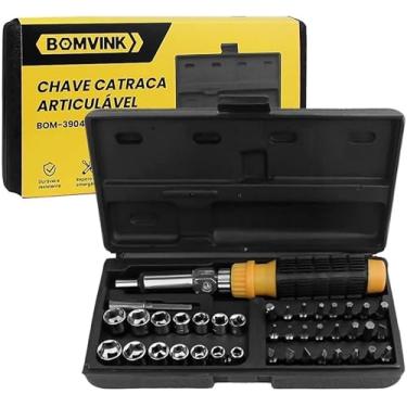 Imagem de Kit de Chave Catraca Articulável, Conjunto de Ferramentas Manuais para Mecânica e Manutenção