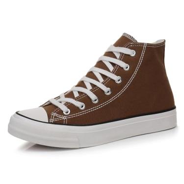Imagem de CullForYou Tênis feminino retrô de cano alto, Chocolate, 37