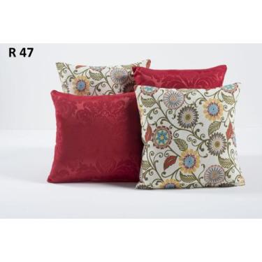Imagem de Capas Jacquard para Almofada Kit 4 Peças 47 - Wellus Enxovais