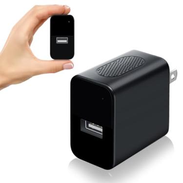 Imagem de LXKFA Carregador de câmera de vídeo pequeno, câmera de segurança doméstica com detecção de movimento, câmera de babá - sem conexão Wi-Fi