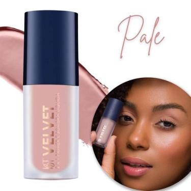 Imagem de Bt velvet 2x1 sombra liquida primer bruna tavares, PALE