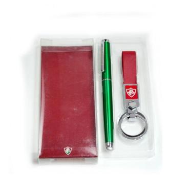 Imagem de Jogo Caneta Touchscreen De Metal Com Chaveiro Fluminense