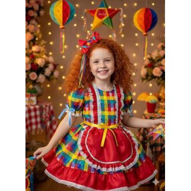 Imagem de Vestido Junino Bell Valentina - Estilo Caipira com Shortinho, 6