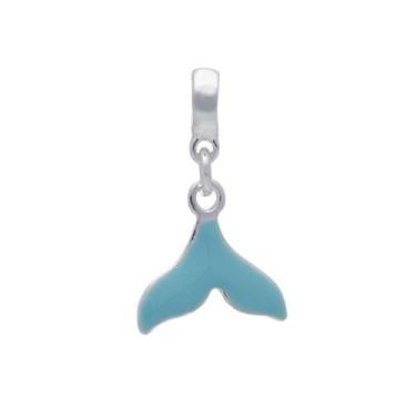 Imagem de Berloque Pingente Praia Cavalo Marinho Pena Folha Sereia - Papillon Se