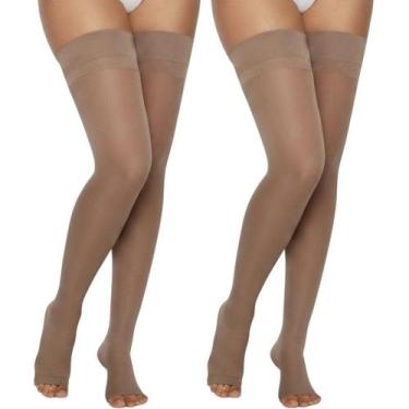 Imagem de Kit 2 Meias Kendall 78 Média Compressão 15~20 mmHg Sem Ponteira Origin