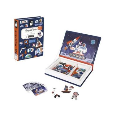 Imagem de Livro Magnético Montessori Viagem Ao Cosmo 70 Peças - Janod