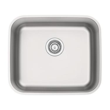 Imagem de Cuba De Embutir Dora Aço Inox Acetinado C/ Válvula 4.1/2 40,0x34,0x18,