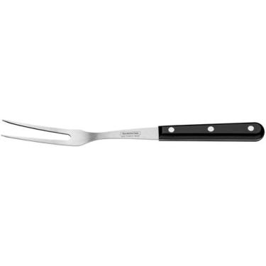 Imagem de Garfo Trinchante Tramontina Inox Ultracorte - 30,3cm, Preto