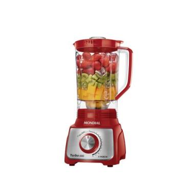 Imagem de Liquidificador mondial l-1100-ri 127v, Vermelho, 110V