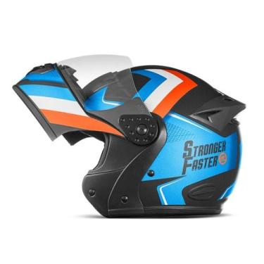 Imagem de Capacete Moto Articulado Escamoteável Robocop Mixs Gladiator Etceter S