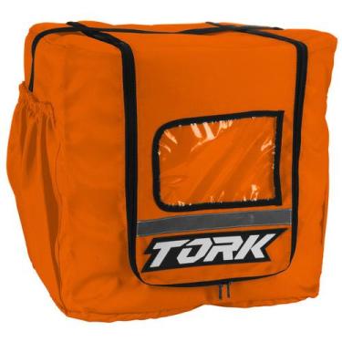 Imagem de Mochila Térmica Pro Tork Marmita 20 Unidades, Laranja neon, Único