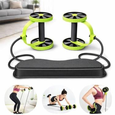 Imagem de Roda Abdominal Revoflex Xtreme Elástico Treino Casa Portátil - Top Rio