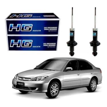 Imagem de Par Amortecedor Traseiro Civic 1.7 2004 A 2006 - Nakata