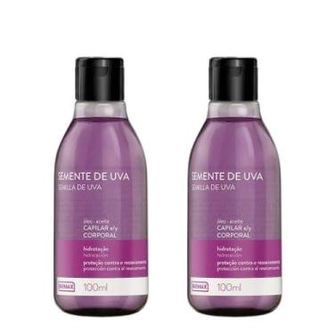 Imagem de Óleo Capilar Corporal FARMAX Semente de Uva 100ml 2Un