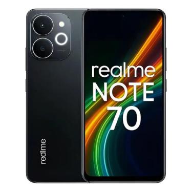 Imagem de Celular Realme Note 70 4G Preto 128GB Dual Sim Novo, 128GB, Preto