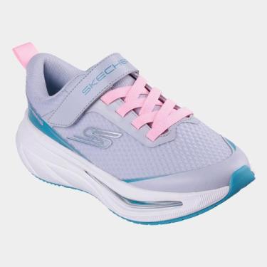 Imagem de Tênis Infantil Skechers Skech Air Flight Menina, Cinza, 32