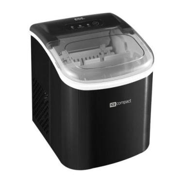 Imagem de Máquina de Gelo 12kg Eos Ice Compact Emg06p Inox All Black, Preto, 220