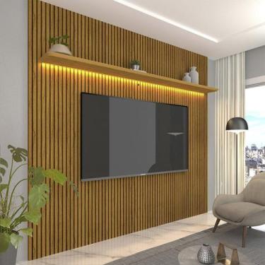 Imagem de Painel para TV até 90 Polegadas com LED 100% MDF 224CMX250CM Impressão