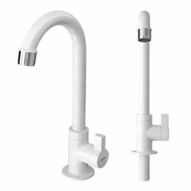 Imagem de Torneira De Cozinha Hydra Plus 1167 Rhpl Bica Alta Móvel 1/4