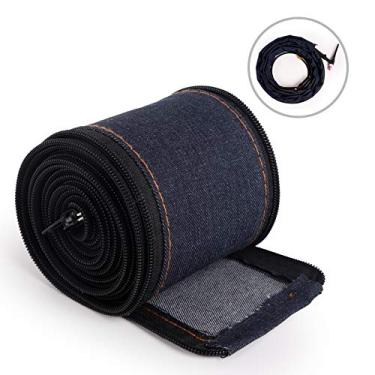 Imagem de YESWELDER Capa de cabo de tocha de soldagem TIG estilo jaqueta cowboy com zíper 3,7 metros (3,7 pés de comprimento)