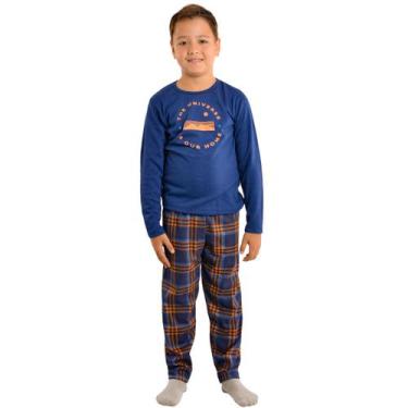 Imagem de Pijama Infantil Para Menino De Inverno Top Victory