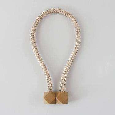 Imagem de Cinta de cortina cortina criativa fivela magnética sem perfuração, sem instalação, fivela de cortina, amarração de corda, T10, 1 Pçs