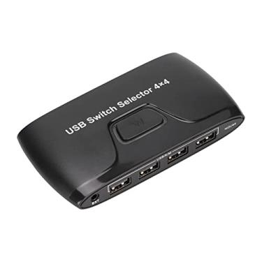 Imagem de Comutadores KVM, comutador USB Material ABS Compartilhamento de dispositivo USB para Chrome OS para para Linux para OS X