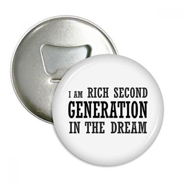 Imagem de Emblema multifuncional Rich Second Generation abridor de garrafas de geladeira