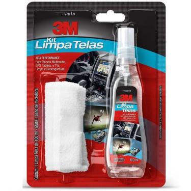 Imagem de Limpador alta Performance kit Limpa Telas 100ML com Flanela 3M