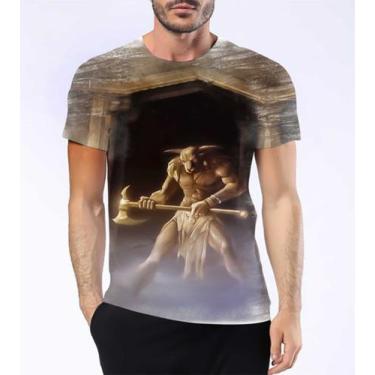 Imagem de Camiseta Camisa Minotauro Mitologia Grega Touro Homem Hd 5 - Estilo Kr