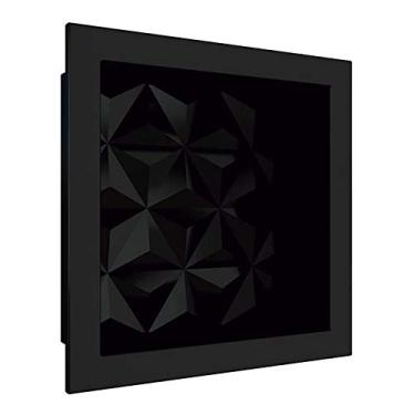 Imagem de Nicho Para Banheiro 30x30 Mármore Sintético Cozimax Preto Textura