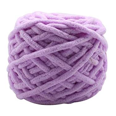 Imagem de Grey990 0,6 cm – 0,7 cm de fio de lã fino de crochê material DIY para cobertor suéter chapéu cachecol -60g/1 rolo 13#