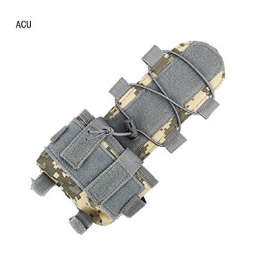 Imagem de bolsa tática de contrapeso de capacete, capa de capacete tática multiuso bolsa traseira removível bolsa de contrapeso de contrapeso de contrapeso de capacete tático airsoft bolsa de contrapeso (green3)