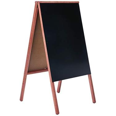 Imagem de Quadro Propaganda Quadro Negro 2 Faces 70X50Cm - 01 Unidade, Souza, 2120, Multicor