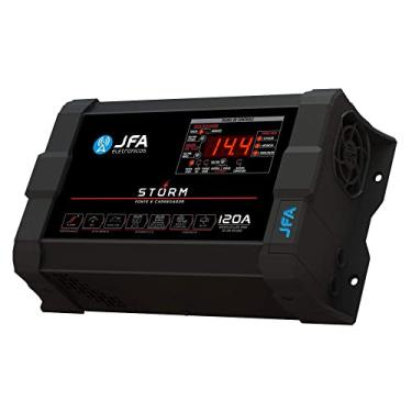 Imagem de Fonte Automotiva Carregador de Bateria Storm Plus 120A JFA Bivolt Carro Som Automotivo
