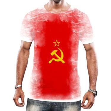Imagem de Camiseta Camisa Comunista Comunismo Foice Martelo Art 3 - Enjoy Shop