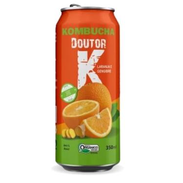 Imagem de Kombucha Laranja e Gengibre 350ml Doutor K