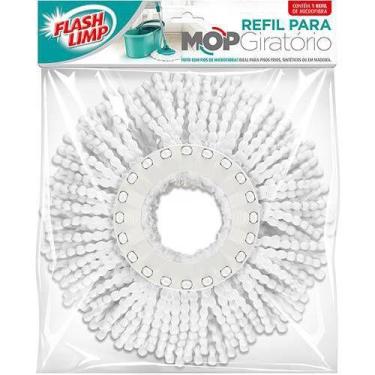 Imagem de Refil Microfibra Para Mop Giratório E Pró Duas Aguas Flash Limp Rmop82