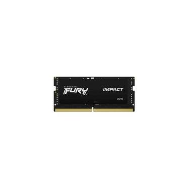 Imagem de Memória RAM para Notebook Kingston Fury Impact, 16GB, 5600MHz, DDR5, CL40, Preto - KF556S40IB-16