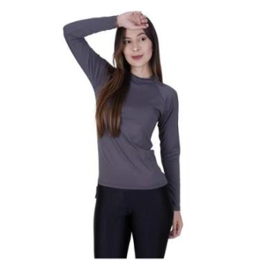Imagem de Blusa UV 50+ Proteção Solar UV 50+ Camisa Térmica e para Academia Fitness Feminina-Feminino