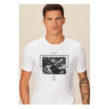Imagem de Camiseta Acostamento Mediterranean Branco Tam. P-Masculino