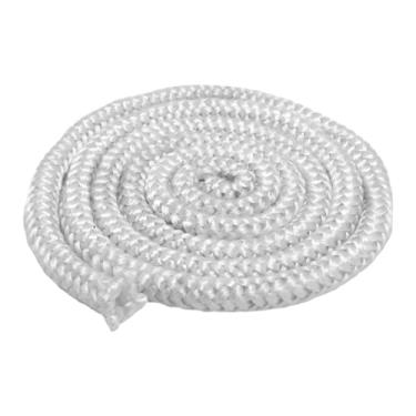 Imagem de Generic Corda de fibra de vidro para vedação de porta de fogões de madeira, substituição redonda, eficiente em energia, branco favorável ao meio ambiente, 20mmx3m