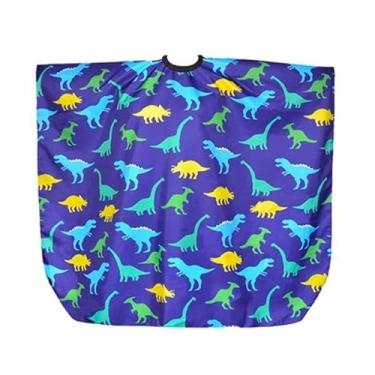 Imagem de menolana Capa de barbeiro infantil, capa para salão de beleza, acessórios de barbeiro, desenho animado para crianças, para corte de cabelo, capa, estilo B