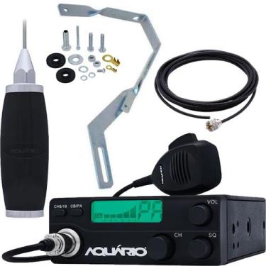 Imagem de Radio Móvel Px Homologado 40 Canais Rp-40 + Antena PX 2,70 Metros Inox
