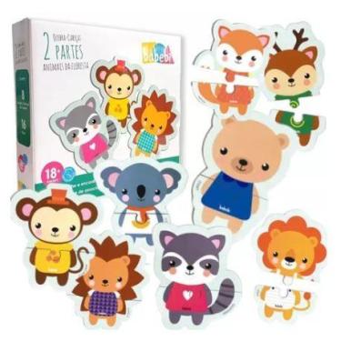 Imagem de Quebra Cabeça Animais da Floresta um brinquedo educativo - Brinquedos 